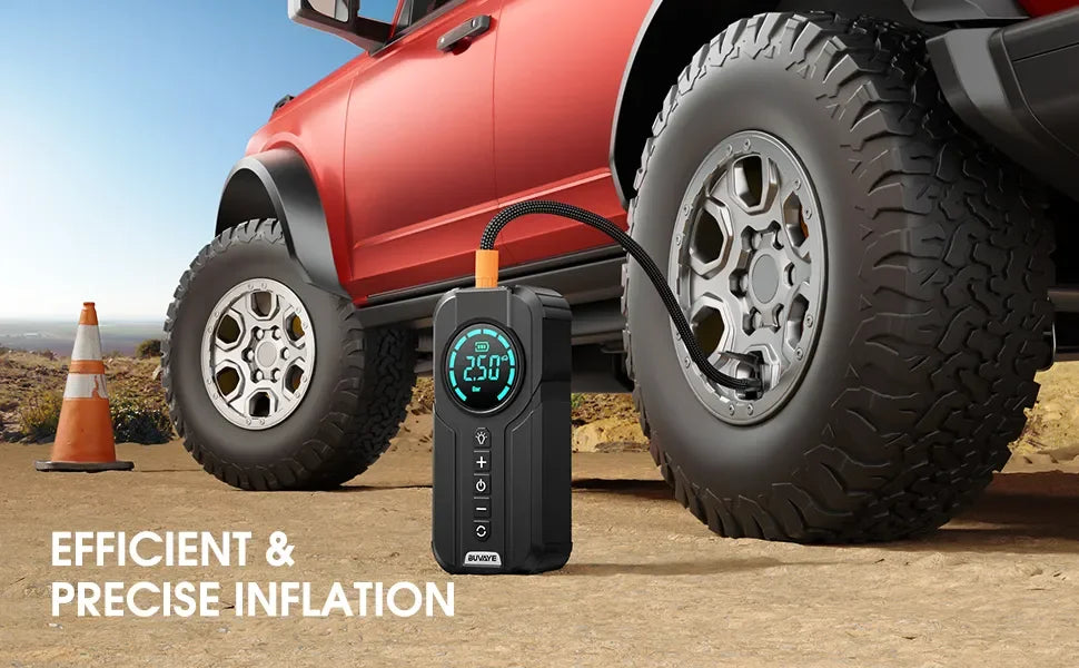 BUVAYE Digital Car & Bike Tire Inflator