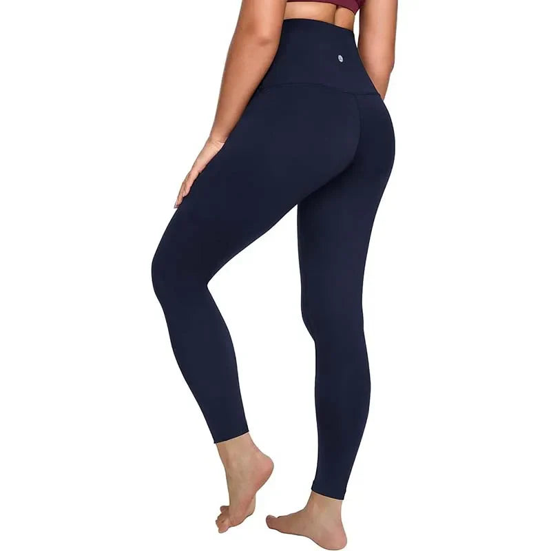 Hochtaillierte Bauchkontroll-Wellness-Leggings