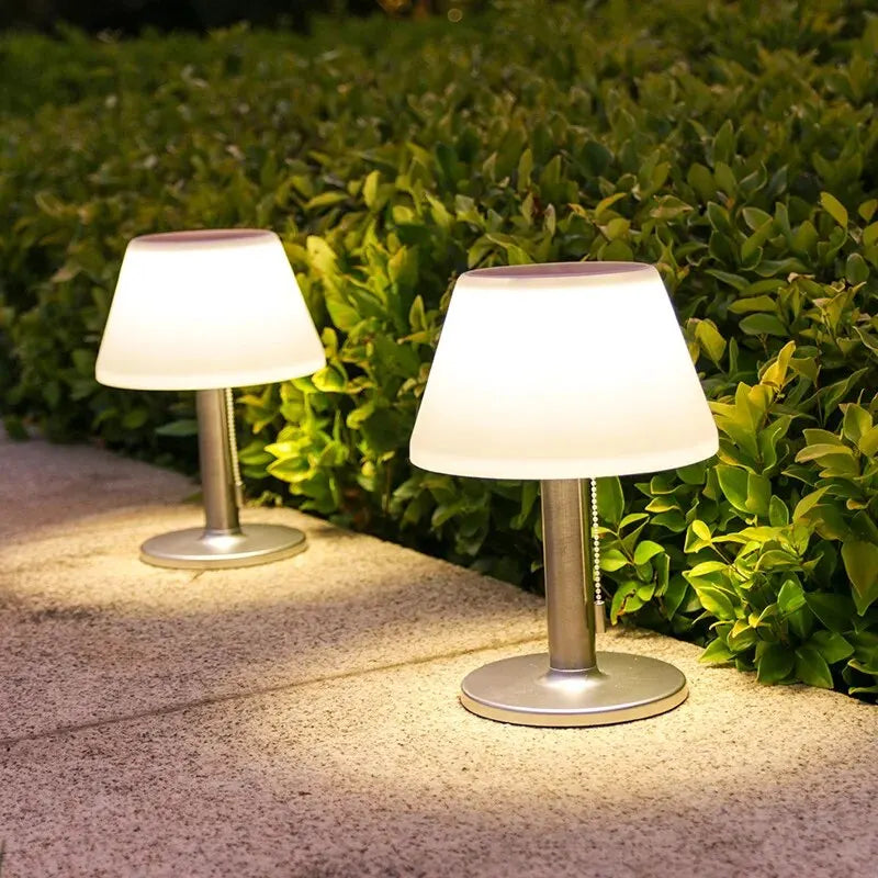 Outdoor Solar Table Lamp – Courtyard, Villa, Bar, Coffee Table Lamp