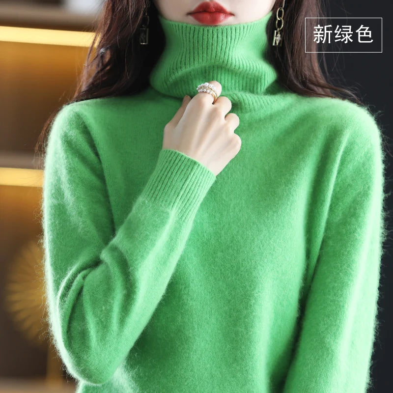 Sinead: Japanese-knit 100% Cashmere Sweater for women: autum&winter essential