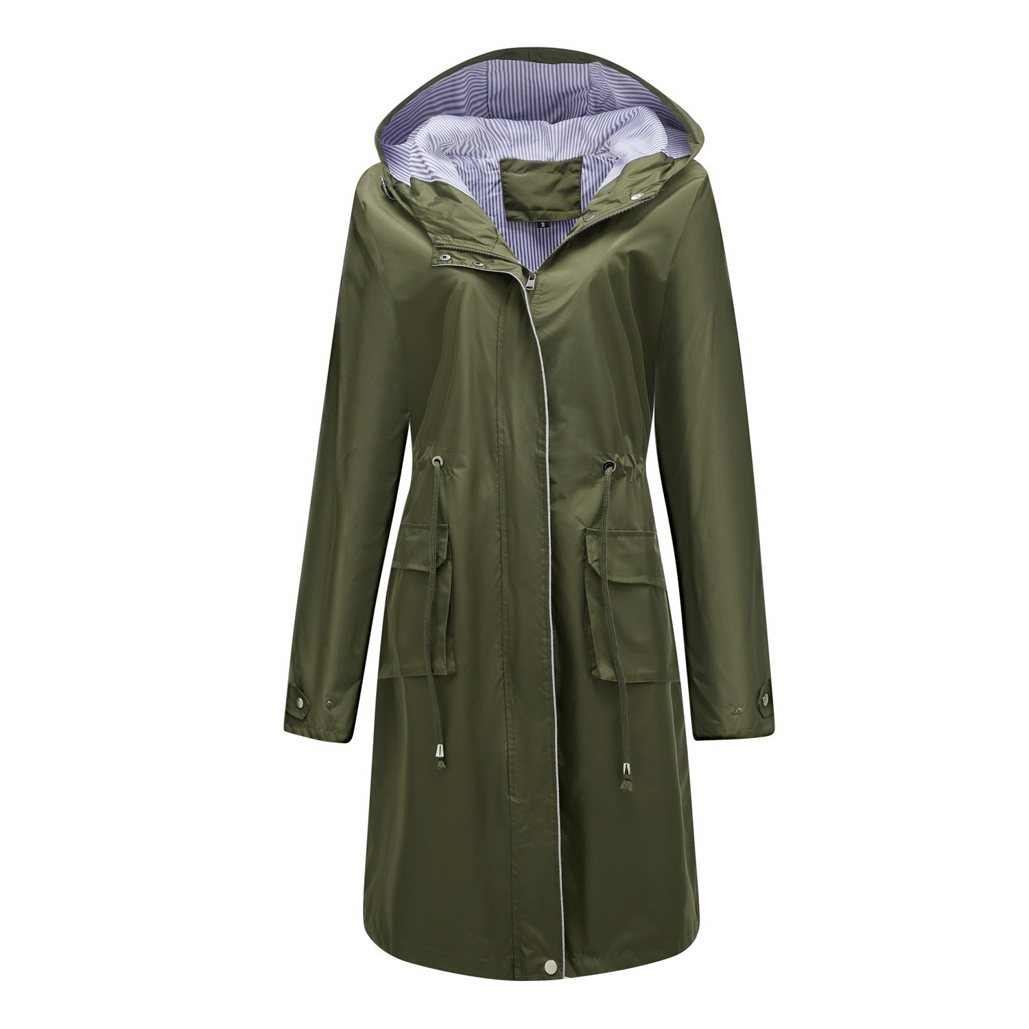 Lisa: Waterdichte trenchcoat/jas met capuchon - herfstwindjack voor dames