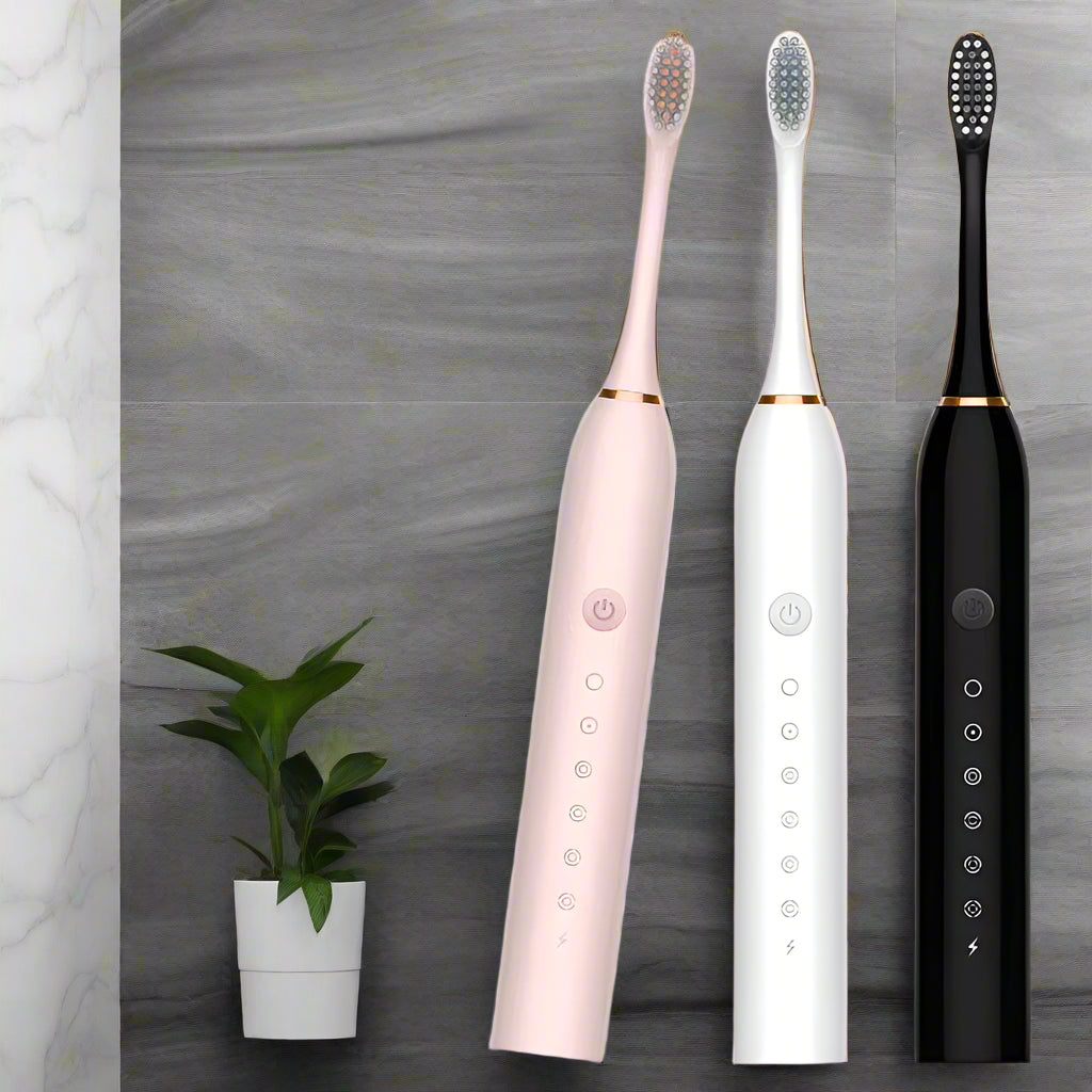 Winnie Sonic Electric Toothbrush – Waterproof, USB Rechargeable, 6 Modes