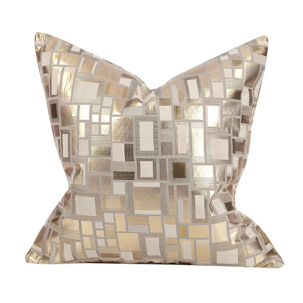 AbstractLuxe - Housse de coussin moderne pour le salon et la chambre