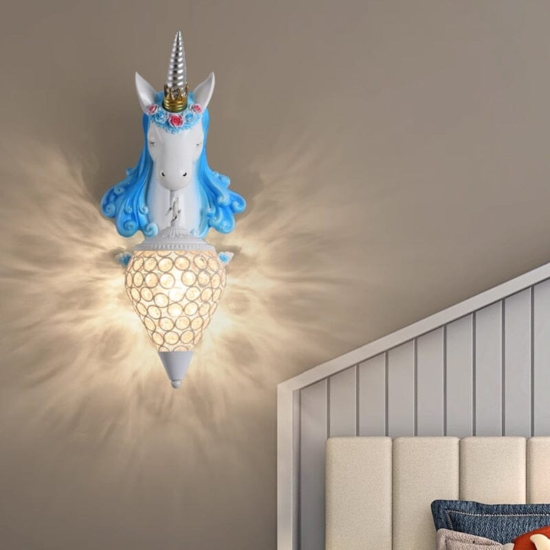 Unicorn Resin Wall Lamp