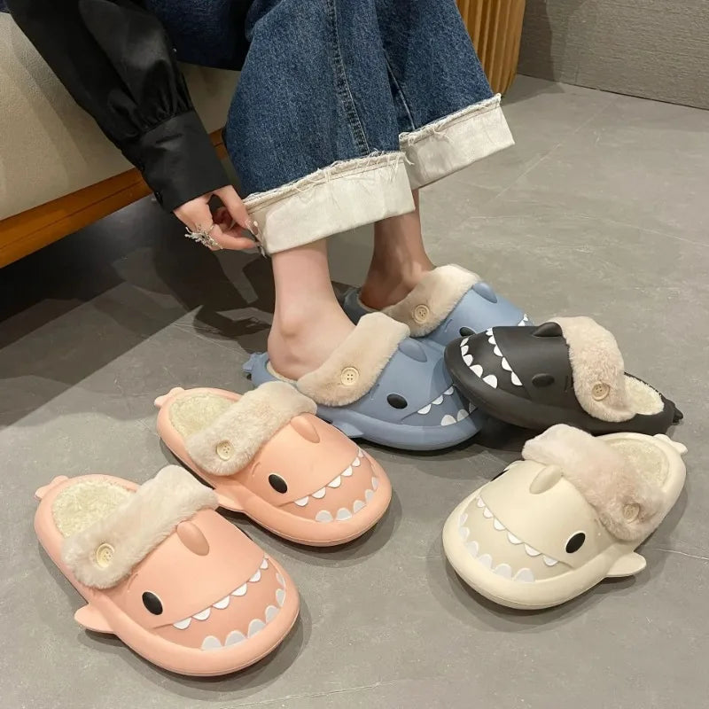 SharkSlides - Jolies pantoufles en coton