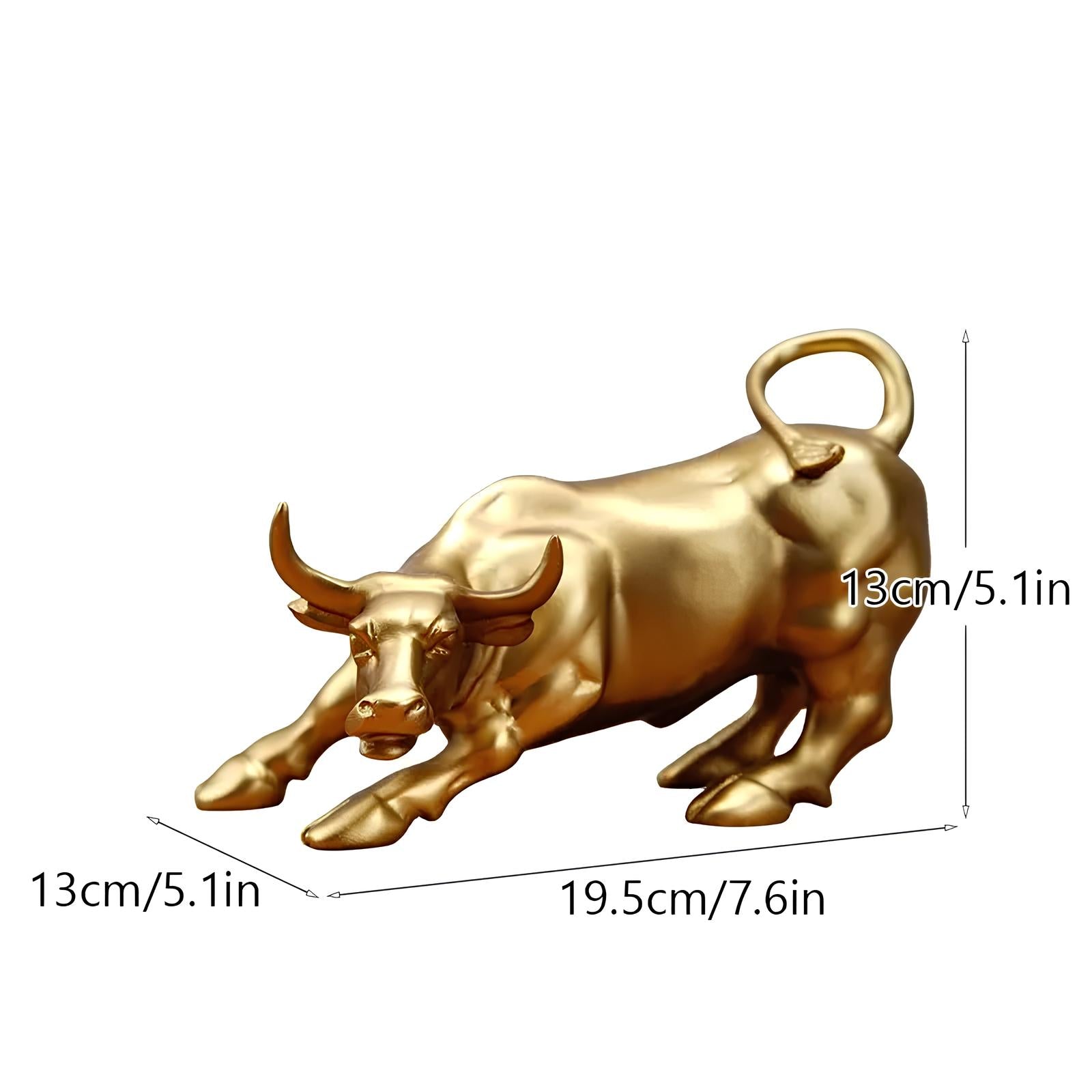 Wall Street Bull Market hars ornament Feng Shui fortuin standbeeld rijkdom beeldje