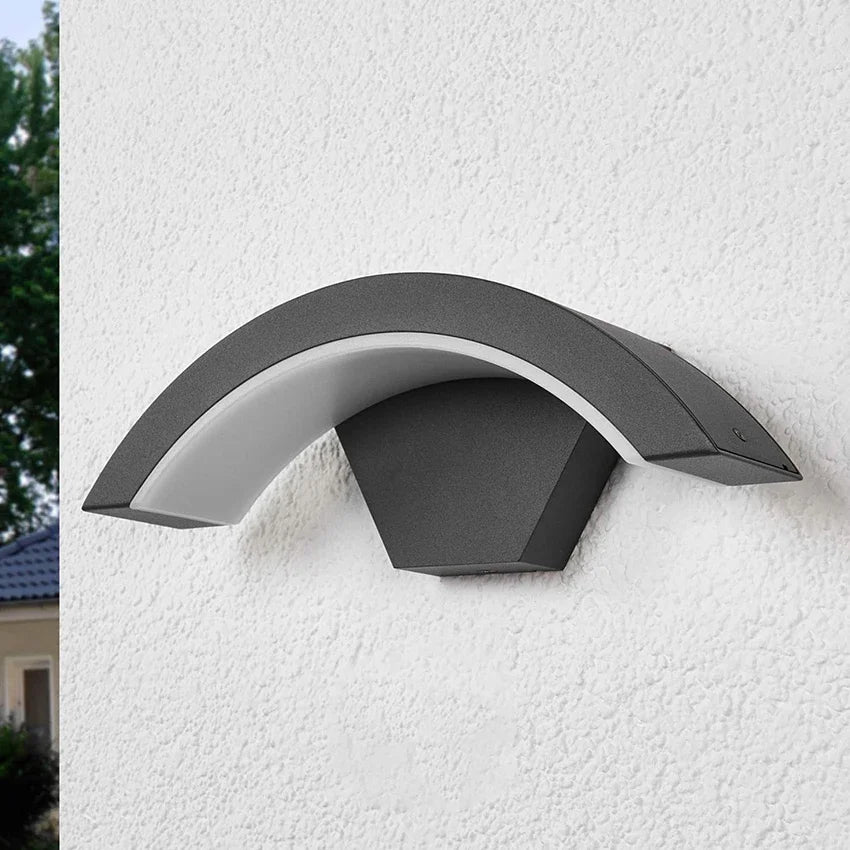 Luna Curve Outdoor Wall Lights