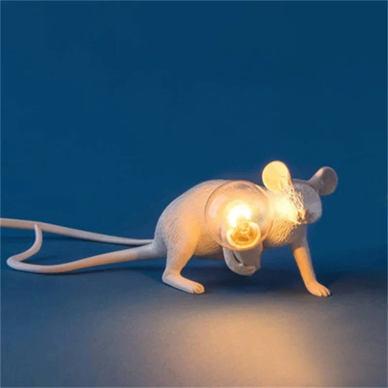 Resin Mouse Table Lamps