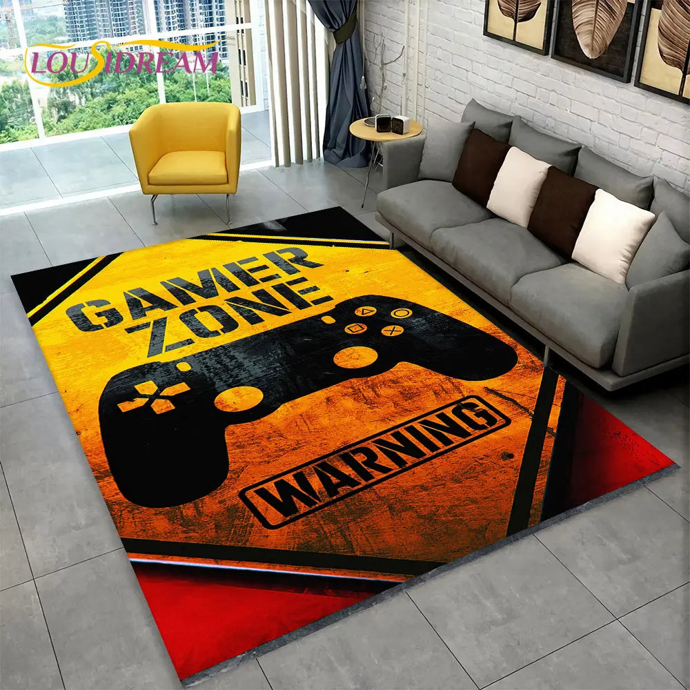 Alex 3D Cartoon Gamer Rug – Fun & Cozy Gamepad Carpet for Kids & Gamers