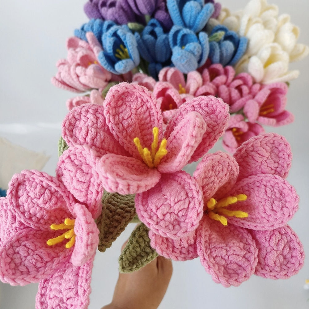 Tulip Crochet Bouquet -sisustus