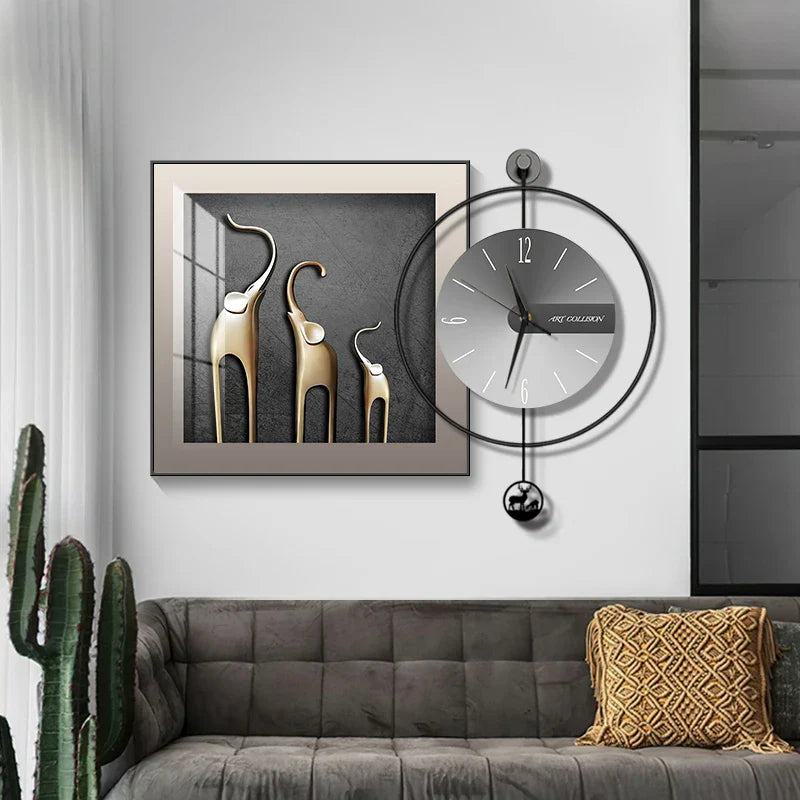 LuxClock – Horloge murale moderne et créative