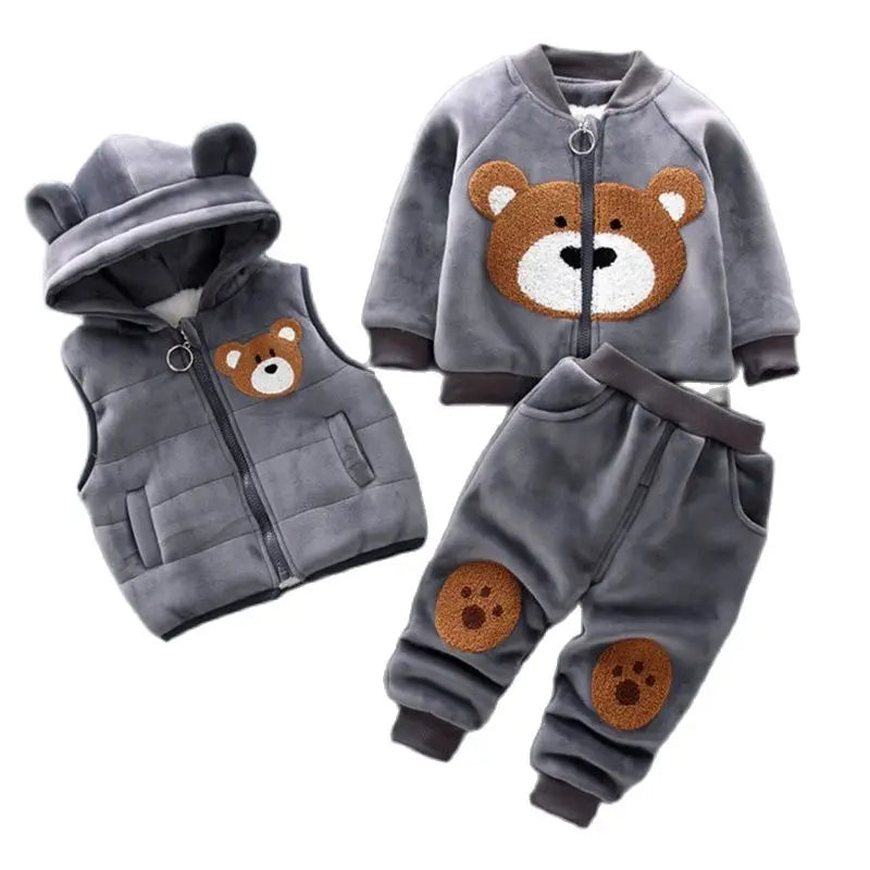 Mason's BearHug: Baby Boys Winter Fleece Set