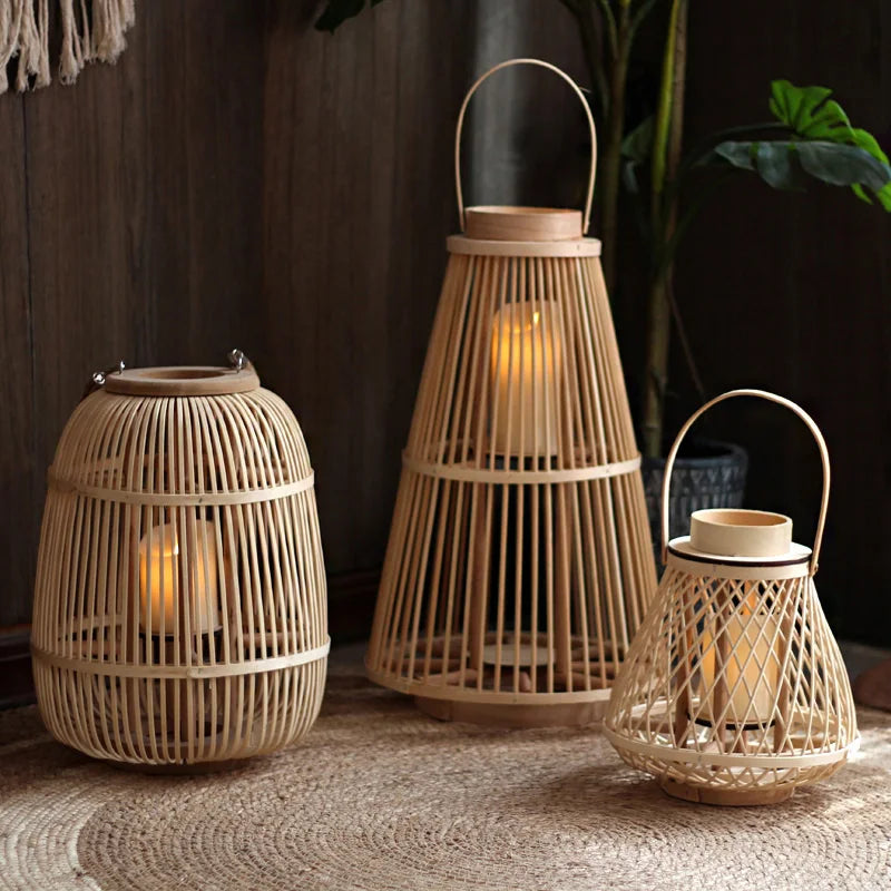 Rattan lanterner