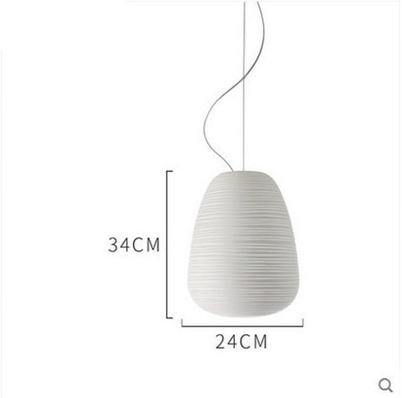 Moderne Milky Glass Pendel Lamp - Elegant belysning for interiøret ditt