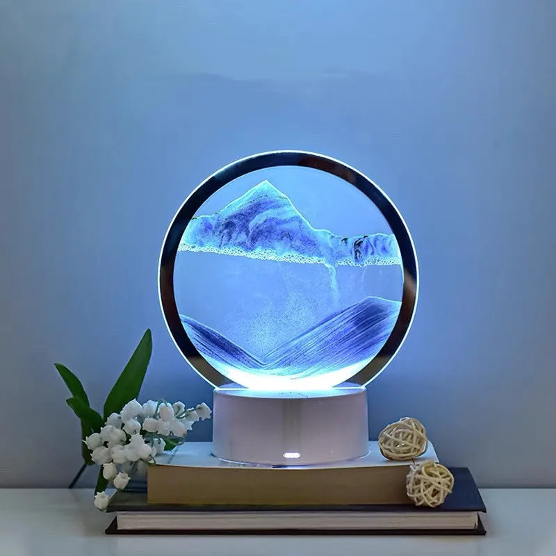 Creative Sand Lamp – Dekompresjon, Lys Art