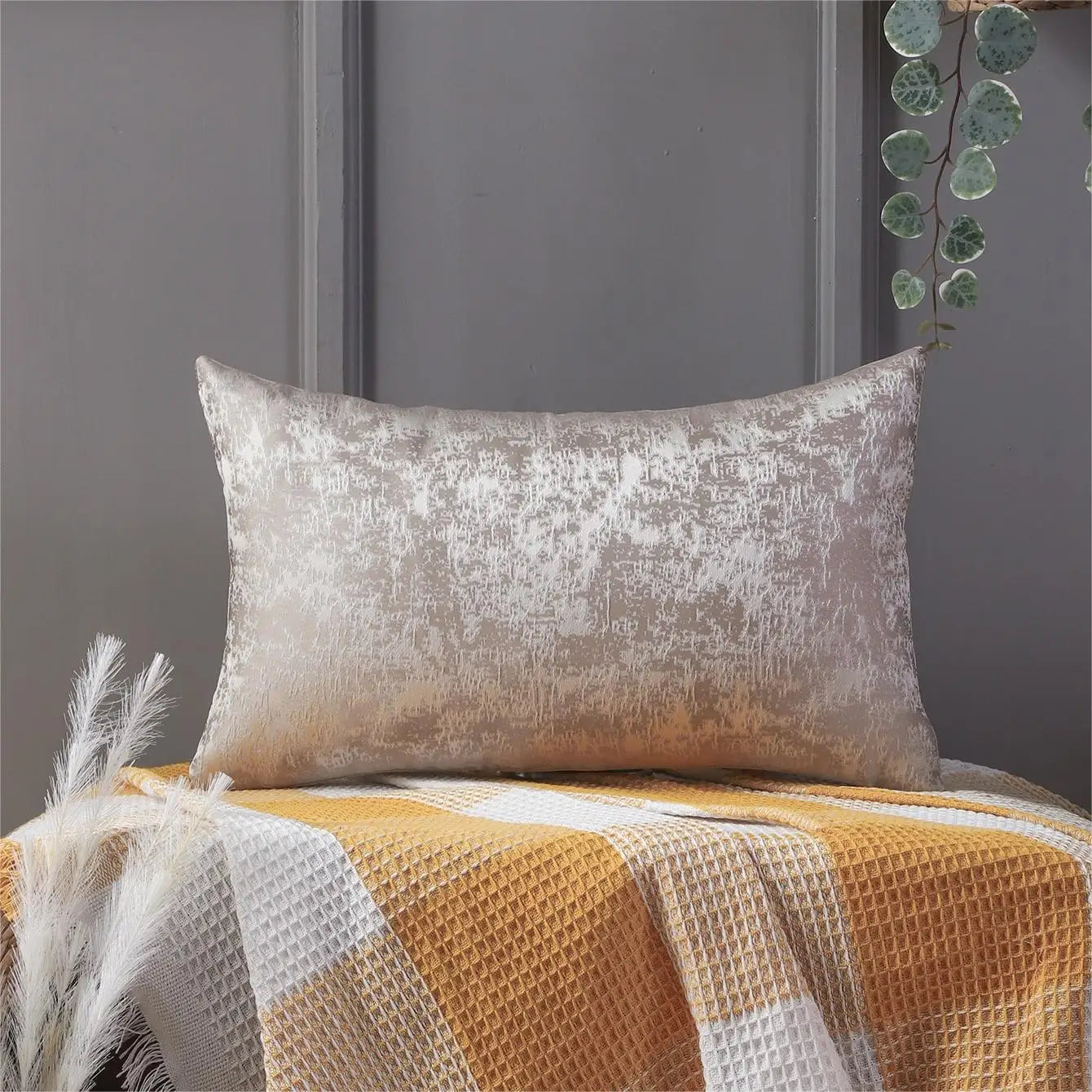 ScandiChic - Housse de coussin luxueuse et minimaliste pour le salon