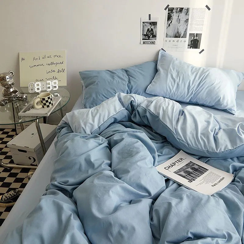 Set di biancheria da letto per ragazzi Soft Blue