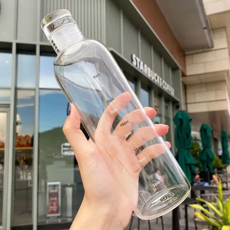 Botellas modernas con rastreador de hidratación