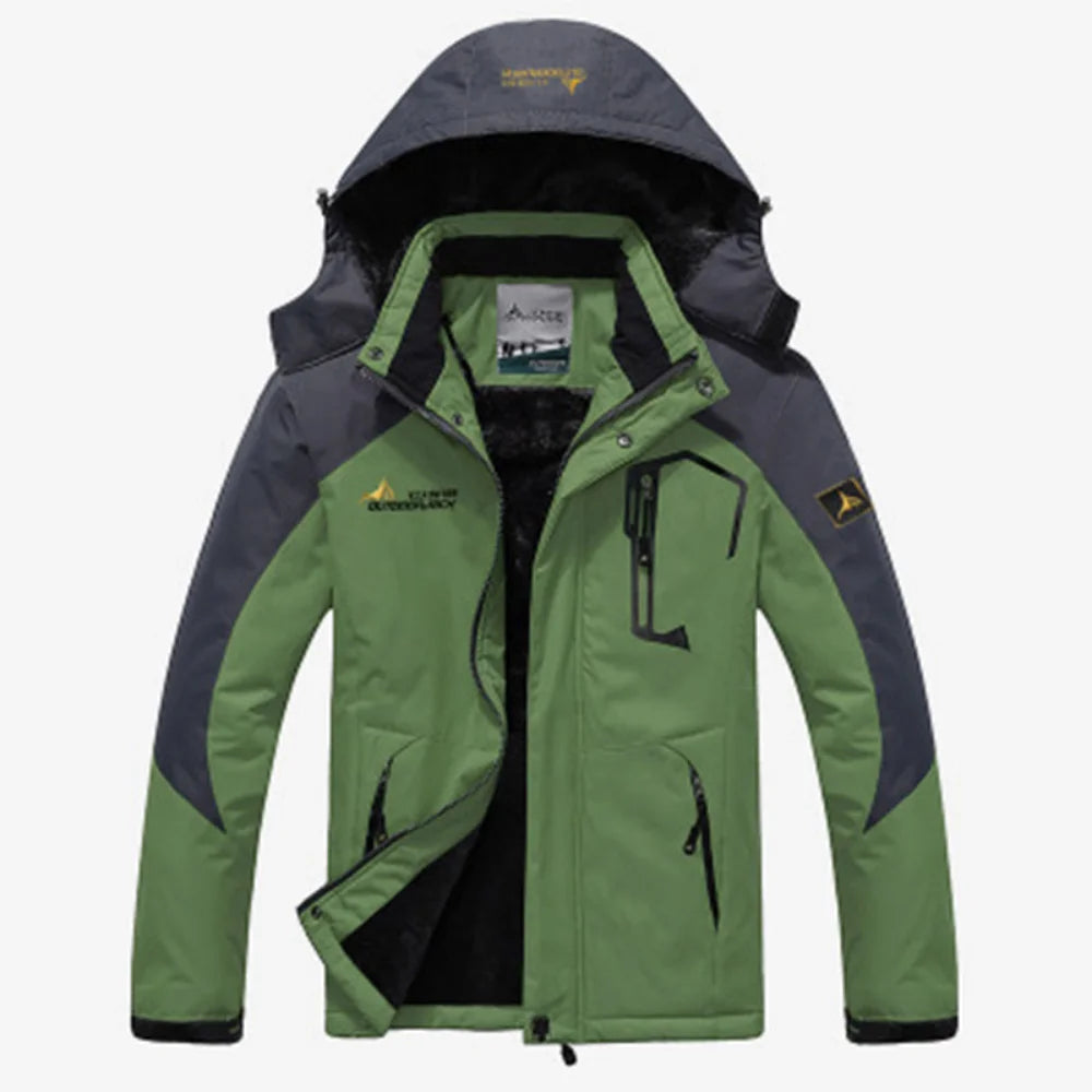 Parka d'hiver ultime pour homme – Veste super chaude – Anorak à capuche imperméable, coupe-vent et isolé de qualité supérieure