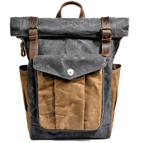 Moseles Vintage Roll-Top Rucksack