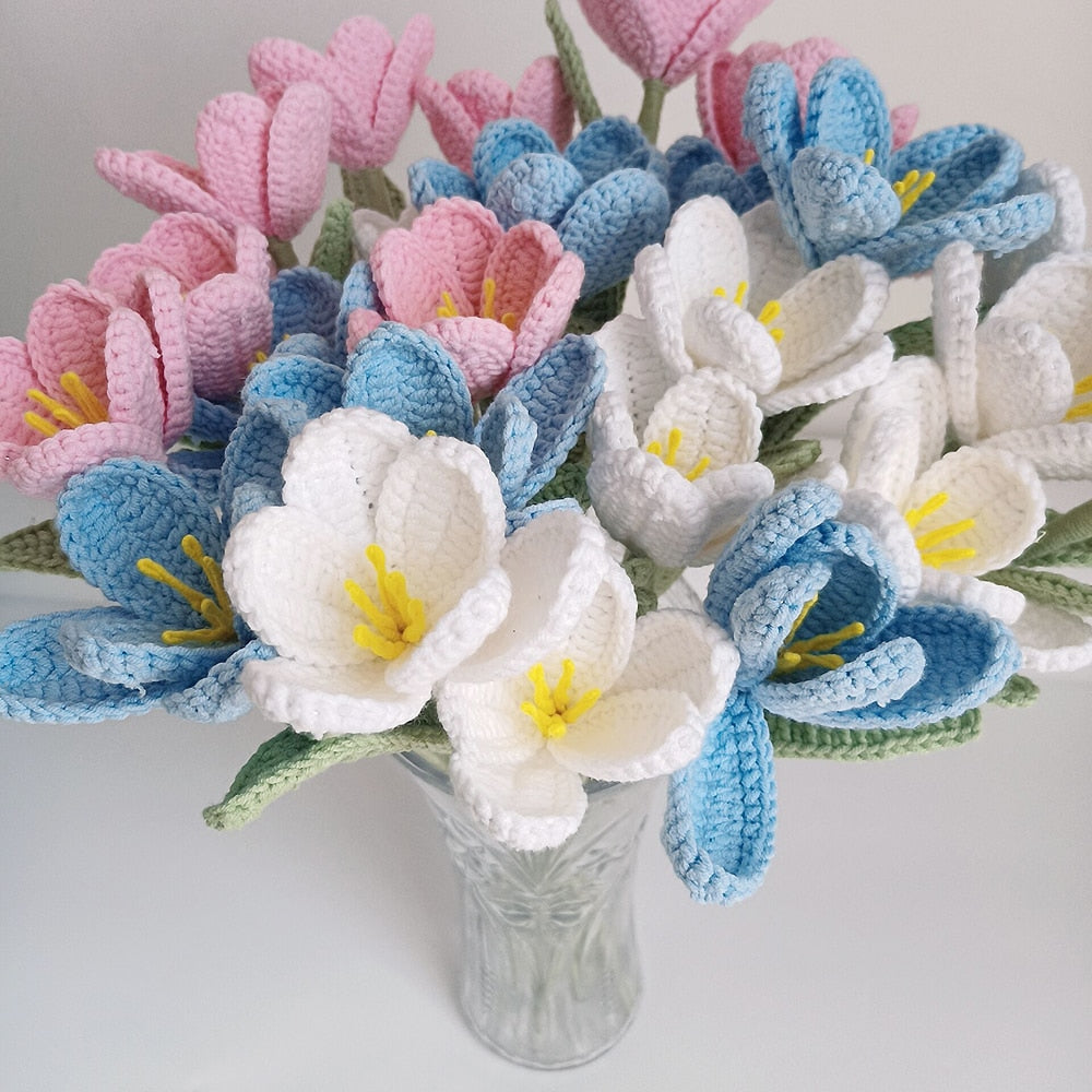 Tulip Crochet Bouquet -sisustus