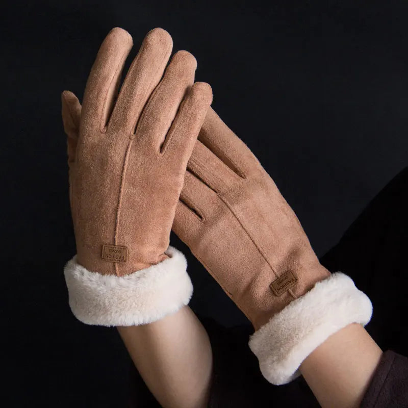 Gants d'hiver classiques en polaire