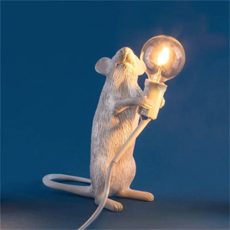 Resin Mouse Table Lamps