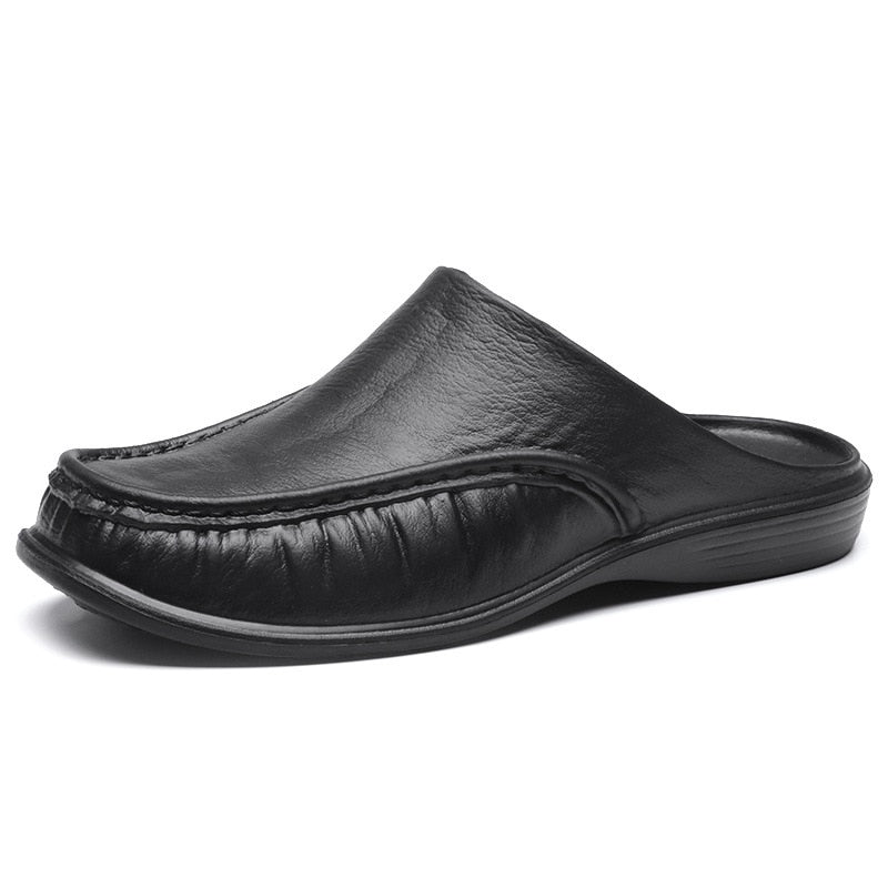 Mustat miesten loafers-tossut - Maximilian