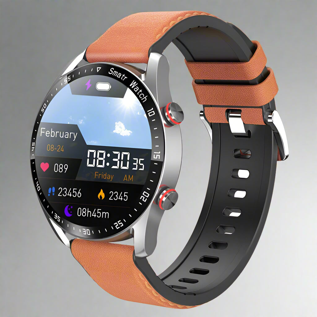 Montre intelligente Apollo Pro – Appels Bluetooth, suivi de santé ECG + PPG, compagnon de remise en forme et de sport