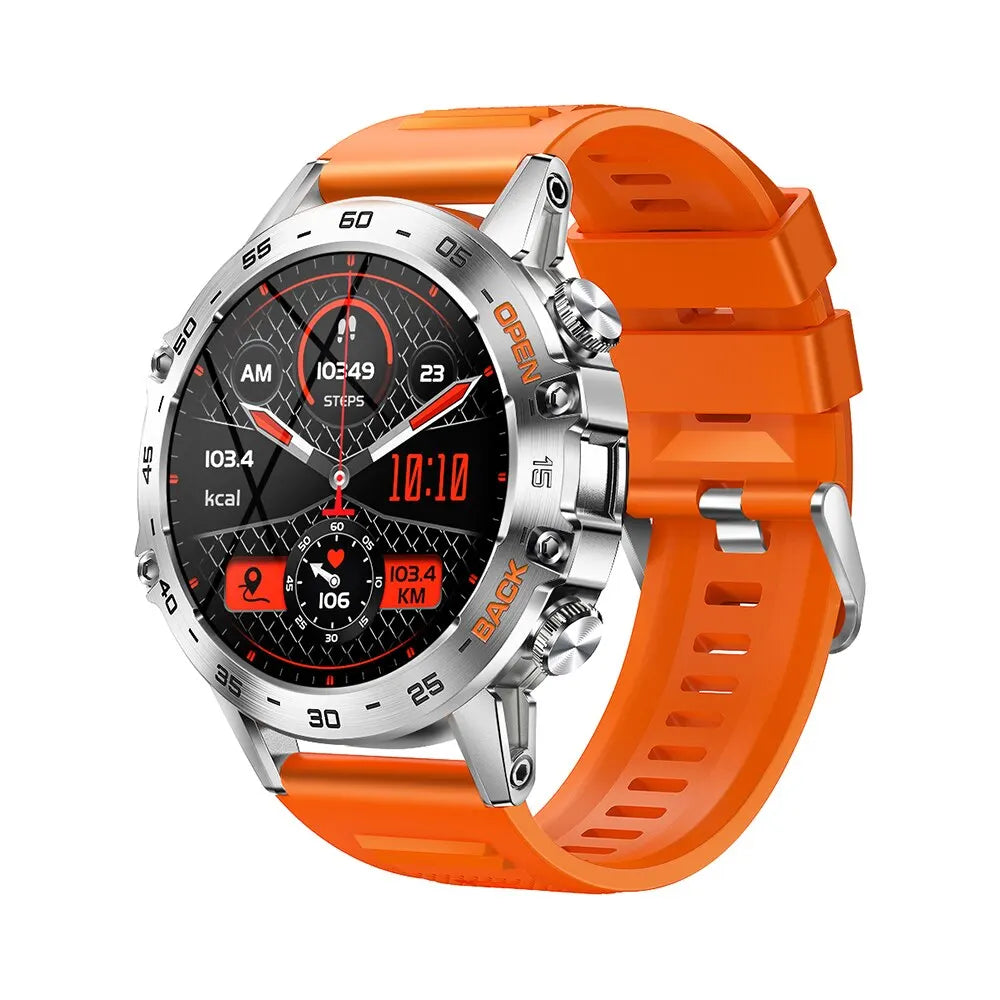 Smartwatch Maxwell Pro Steel – Tracker di fitness e chiamate Bluetooth da 1,39" per Android e iOS