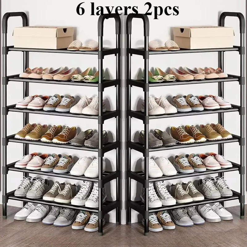 Sara 5-Tier Metal Shoe Rack – Space-Saving, Sturdy & Stylish Organizer