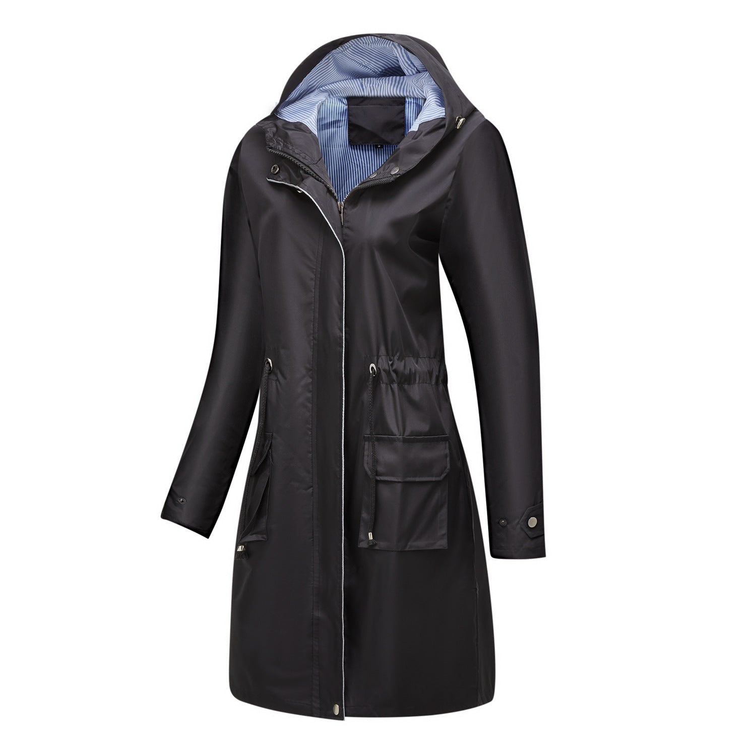 Lisa: Waterdichte trenchcoat/jas met capuchon - herfstwindjack voor dames