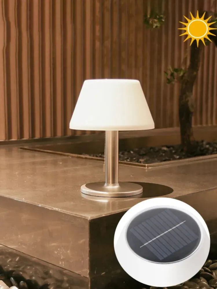 Outdoor Solar Table Lamp – Courtyard, Villa, Bar, Coffee Table Lamp