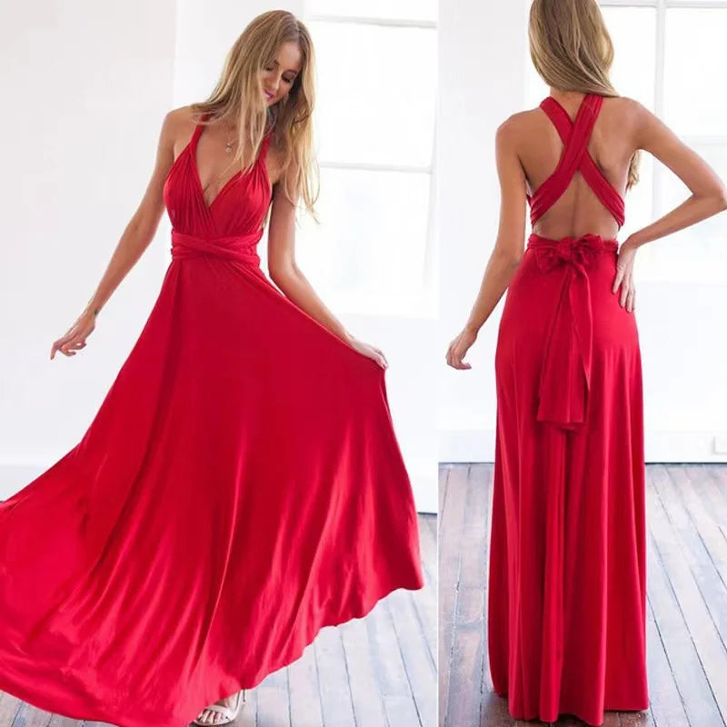 Sara Multiway Convertible Boho Maxi Dress - Sexy & Elegant