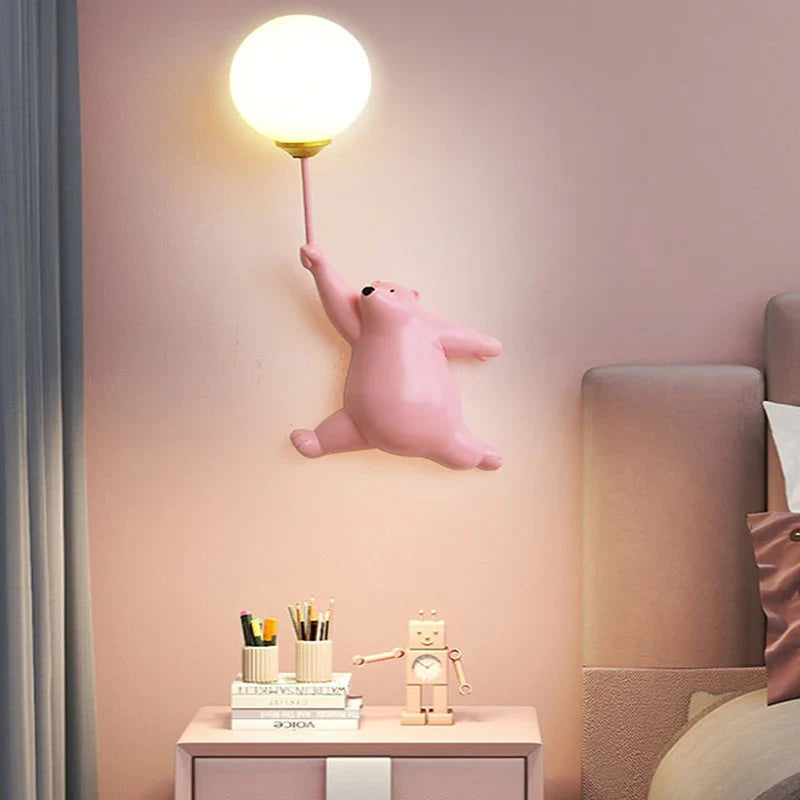 Polar Bear Wall Lamp