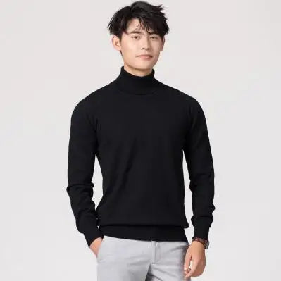 Miyabi: Japanese-Knit Turtleneck in Cashmere | Mens Sweater