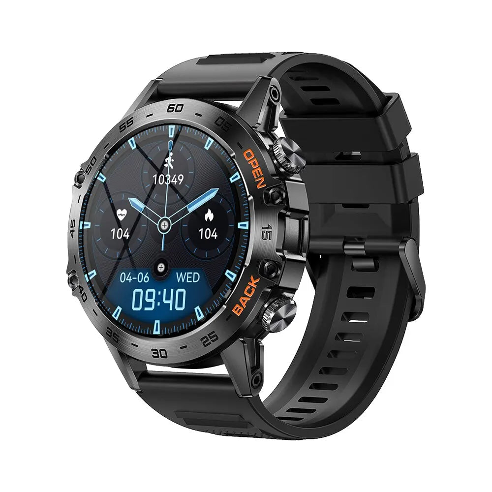 Smartwatch Maxwell Pro Steel – Tracker di fitness e chiamate Bluetooth da 1,39" per Android e iOS