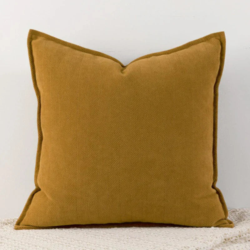 ChenilleCozy - Housse de coussin unie pour la décoration de la maison et de la chambre à coucher