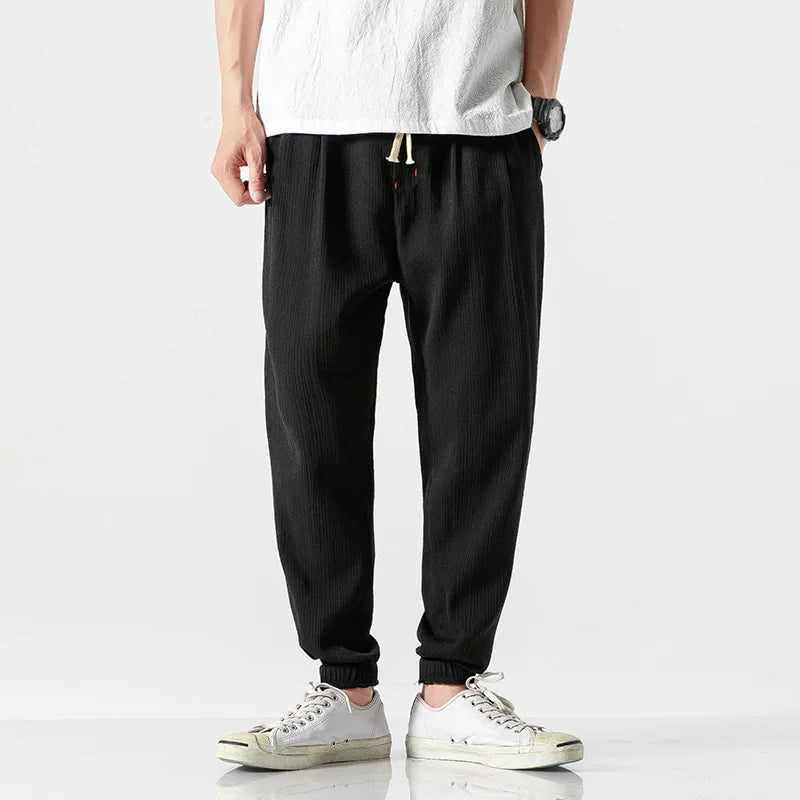 Men's Cotton Linen Harem Pants