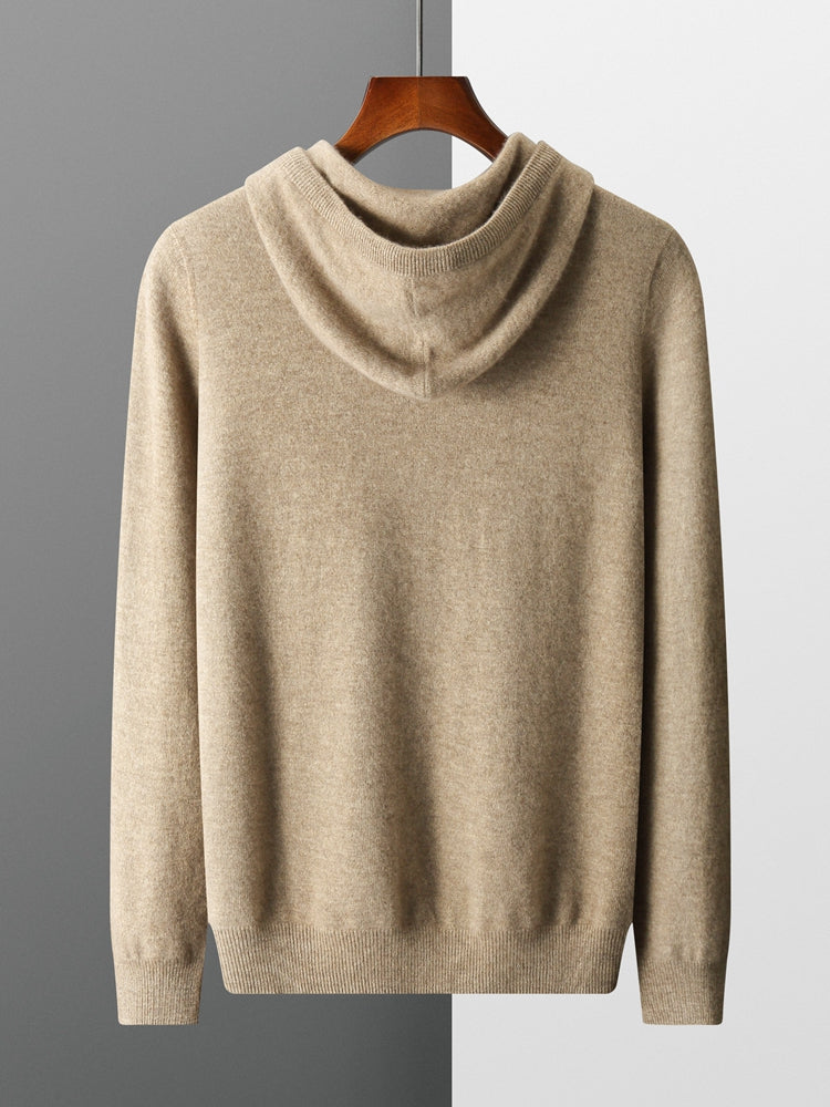 Felpa con cappuccio/maglione 100% cashmere