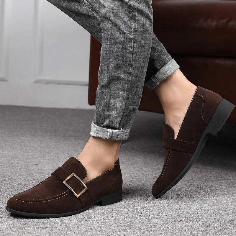 Vincenzo Suede Loafers