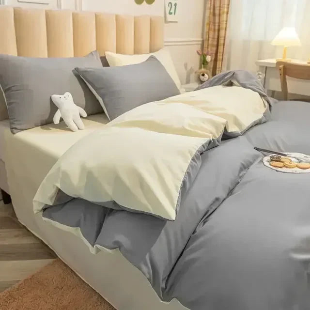 DuoDrape - Double Sided Duvet Cover for Modern Comfort