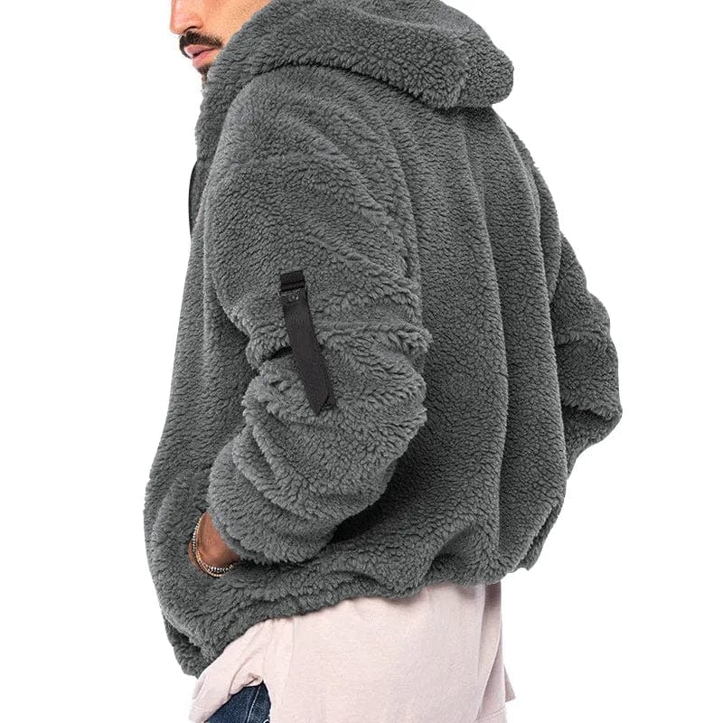 Niklas - Moderne sherpajakke i fleece for menn