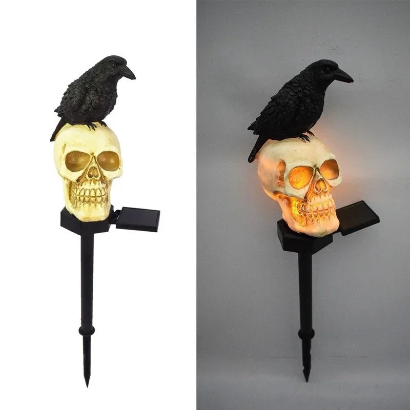 Raven Skull Zonnepadlicht