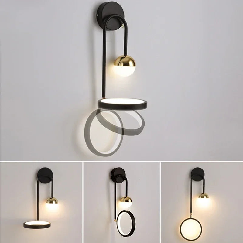 Minimalistische Retro Wandlamp - Creatieve Verlichting