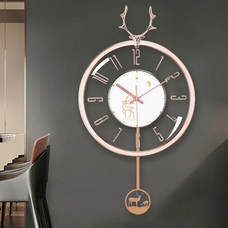 PolarisClock – Horloge murale silencieuse de luxe