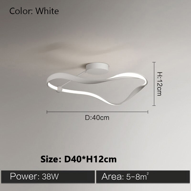 Lampada da soffitto minimalista astratta