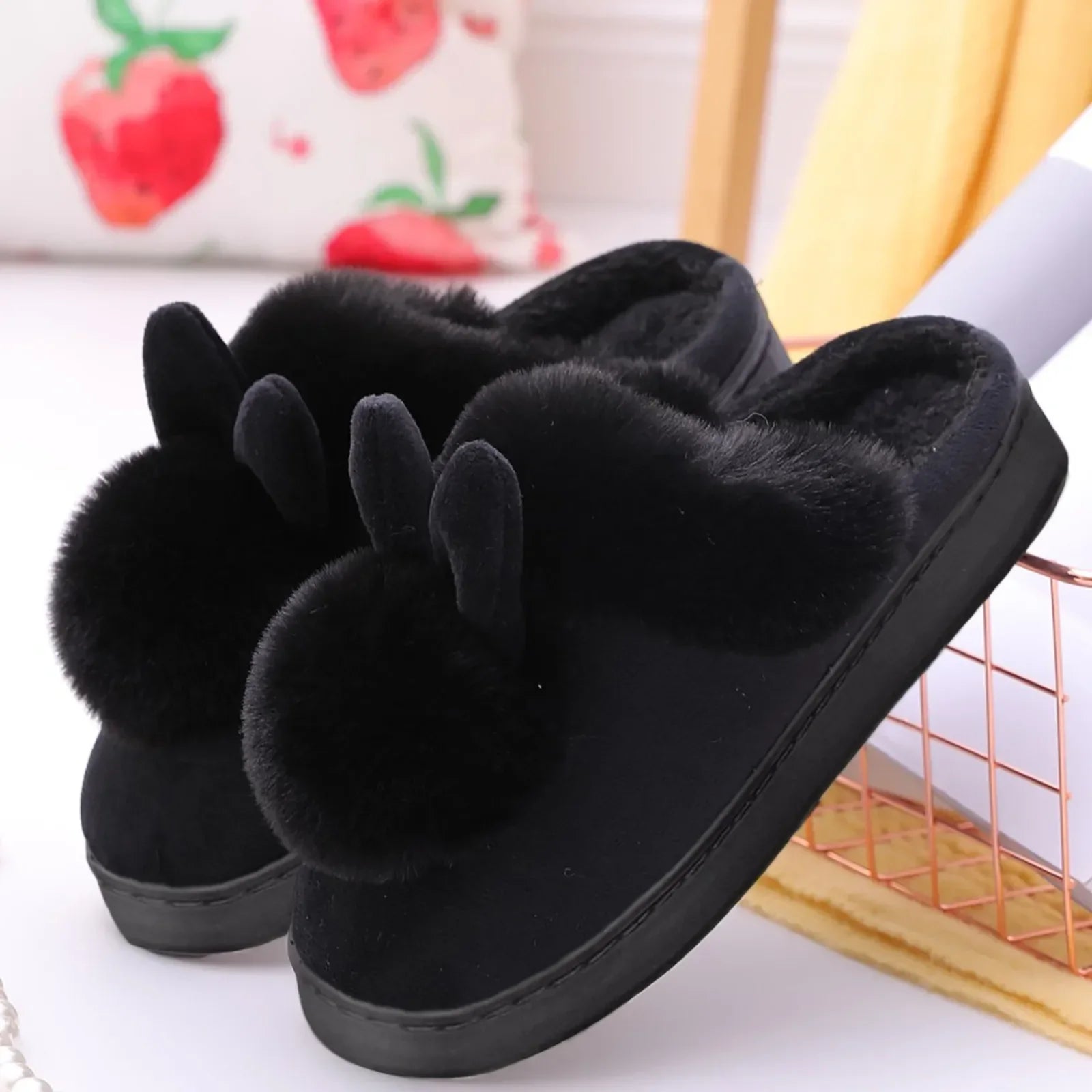 CozyBunny - Pantofole con orecchie da coniglio