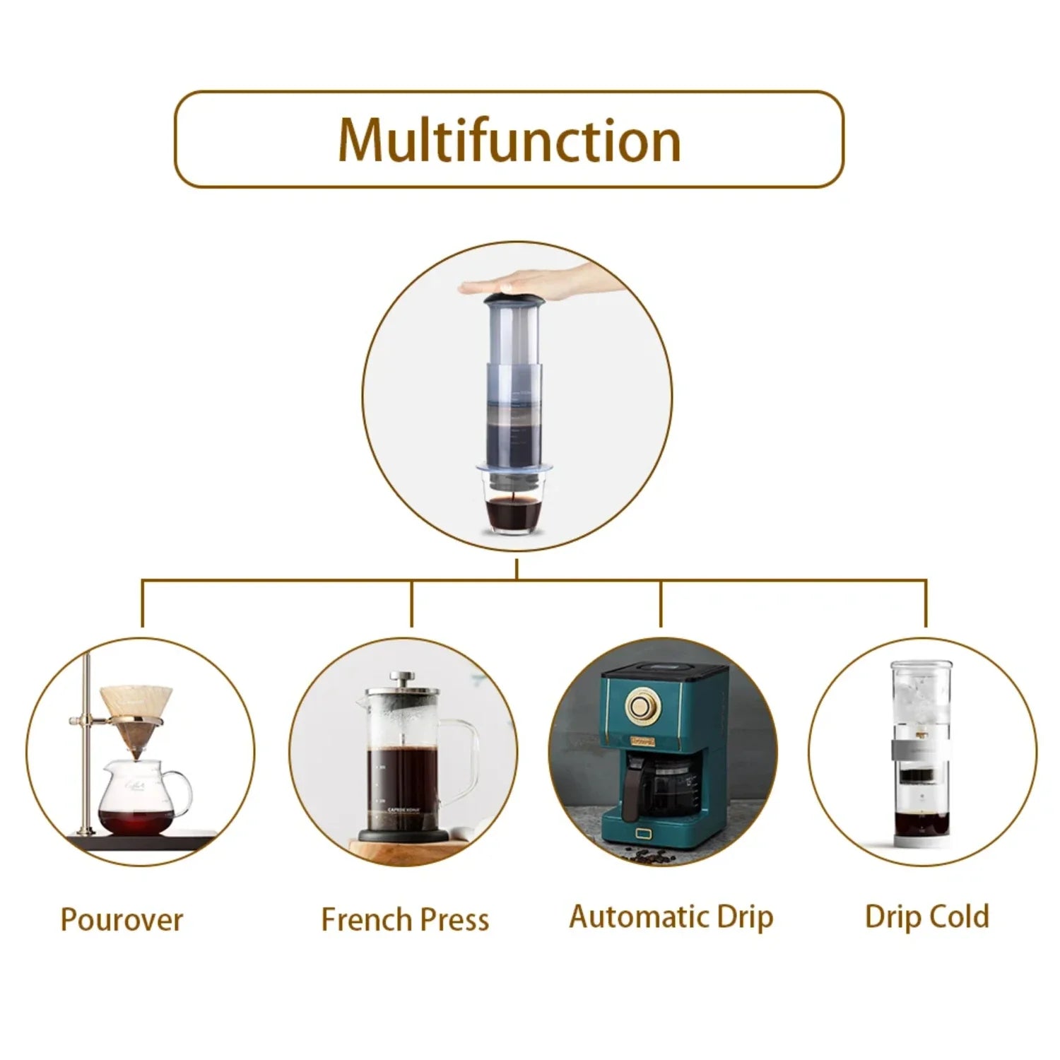 Portable French Press Espresso Maker – Travel-Friendly and Convenient