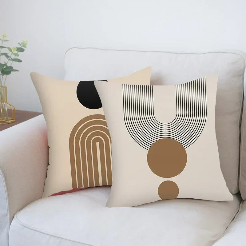 LineArt - Decorative Cushion Cover with Abstract Pattern